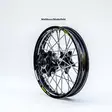 Haan wheel Tenere 700 18-4,25 BLACK HUB/BLACK RIM - Moottoripyörän vanteet - D370607 - 1