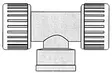 Hydrofix T joint 1/2 - Veneen suihkut ja sekoittajat - D134987 - 1