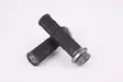 ODI Street V-TWIN Lock-On HART-LUCK Full-Waffle BLACK/Gunmetal/grey - Moottoripyörän kahvakumit - D510197 - 1