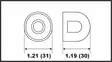 Perf metals anodi Mercruiser Bravo I/II/III / R/MR/Alpha I - Motorsport varaosat ja tarvikkeet - D121337 - 2