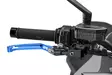 Puig Foldable Brake Lever 4.0. C/Blue Selector C/Titani - Moottoripyörän vivut ja vivunrungot - D529537 - 1