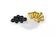 Puig Screw Kit C/Yellow - Moottoripyörän katteet ja tuulenohjaimet - D296707 - 1