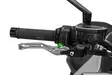 Puig Short Brake Lever 4.0. C/Silver Selector C/Green - Moottoripyörän vivut ja vivunrungot - D529817 - 1