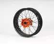 Sixty5 KTM Supermoto Musta/Oranssi vannesarja 3.5-17/5.0-17 - Moottoripyörän vanteet - D446897 - 2