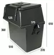 Sno-X Kuljetuslaukku Lynx,Ski-Doo - Moottorikelkan laukut ja boxit - D11977 - 1