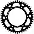 Supersprox Alumiini takaratas RAL-990:45 Musta - Moottoripyörän takarattaat - D307527 - 1