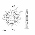 Supersprox Eturatas 284.13 Itsepuhdistuva - Moottoripyörän eturattaat - D27967 - 1