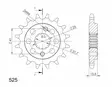Supersprox Eturatas 296.15 - Moottoripyörän eturattaat - D26447 - 2