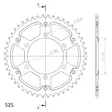 Supersprox Stealth Takaratas Musta - Moottoripyörän takarattaat - D294107 - 2
