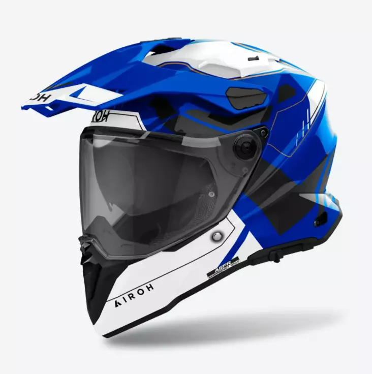 Airoh Commander 2 Reveal seikkailukypärä sininen - Adventure kypärät - D493887 - 1