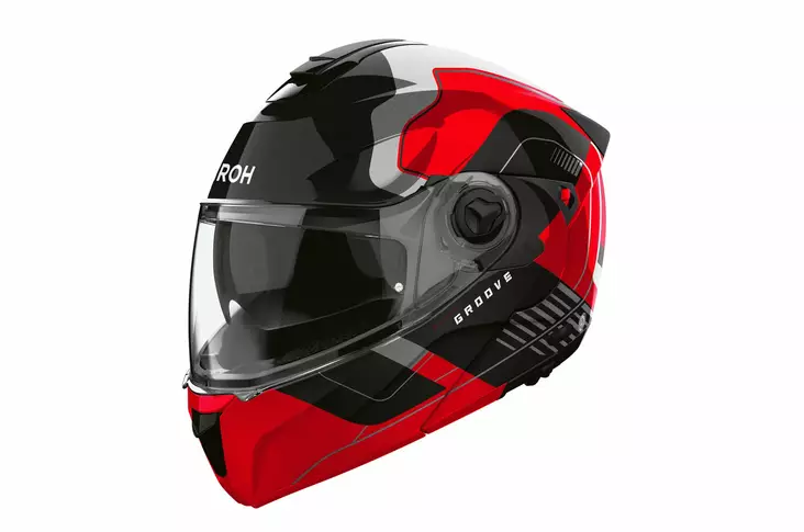 Airoh Kypärä Specktre Groove Punainen Kiiltävä - Avattavat kypärät - D506817 - 1
