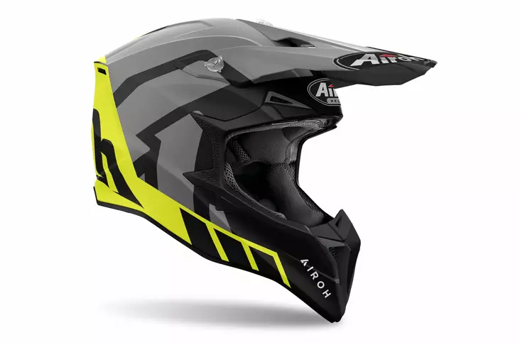 Airoh Wraaap Reloaded keltainen crossikypärä - Crossikypärät - D481077 - 1