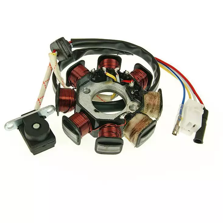 Alakäämi, Kiina-skootterit 4-T 50cc, (2+1+1) - Mopon ja skootterin staattorit - D79507 - 1