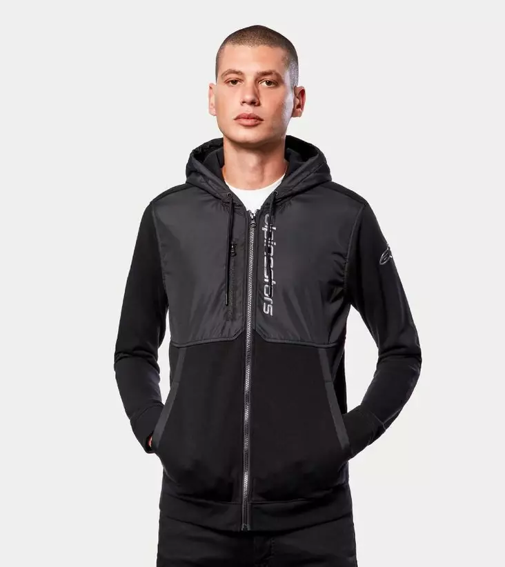 Alpinestars Hoodie Aligned Black/Black - Vapaa-ajan takit - D494947 - 1