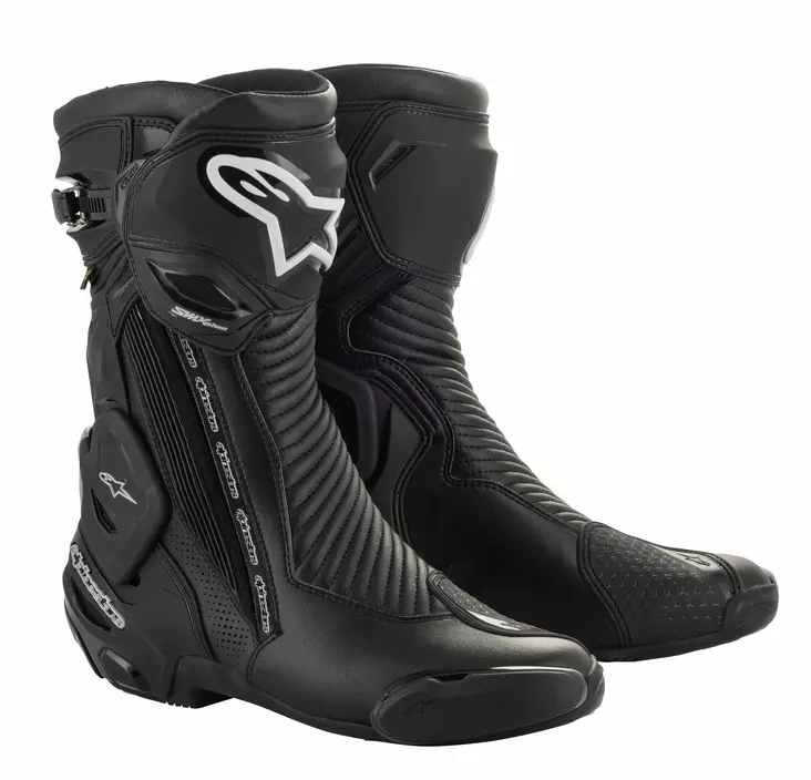 Alpinestars Saapas SMX Plus v2 Gore-Tex Musta - Moottoripyötä ajosaappaat - D279007 - 1