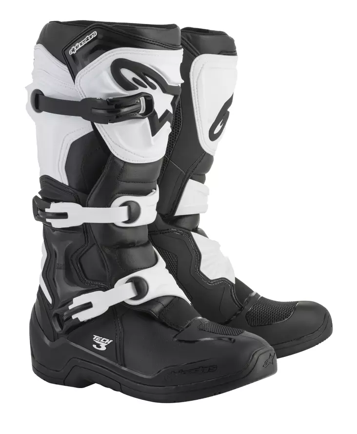 Alpinestars Saapas Tech 3 musta/valk. - Crossi ajosaappaat - D224747 - 1
