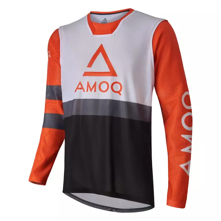 AMOQ Airline Mesh crossipaita oranssi/valkoinen – erittäin hengittävä - Crossipaidat - D442617 - 1