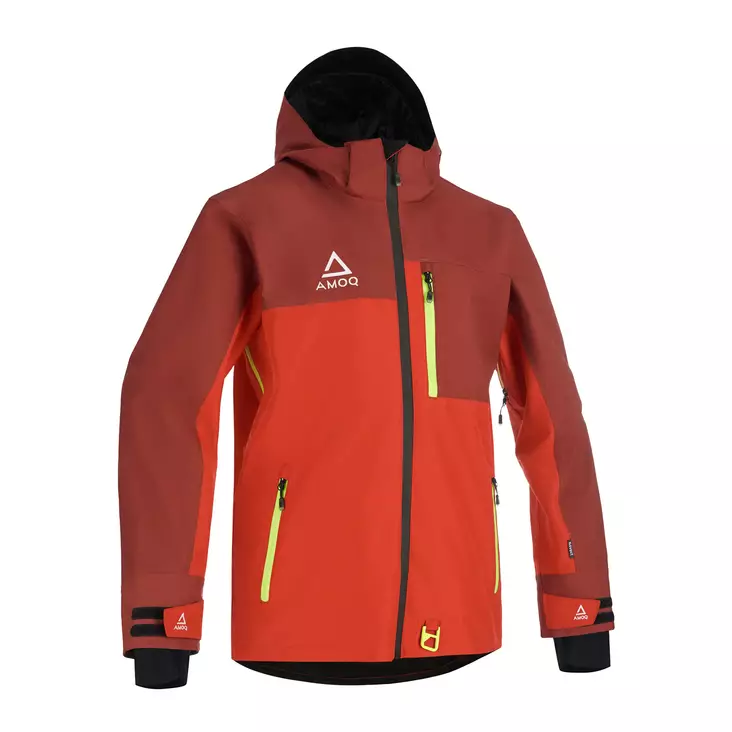 AMOQ Dynamic Takki Vuorellinen Punainen/Hivis - Kelkkatakit - D521527 - 1