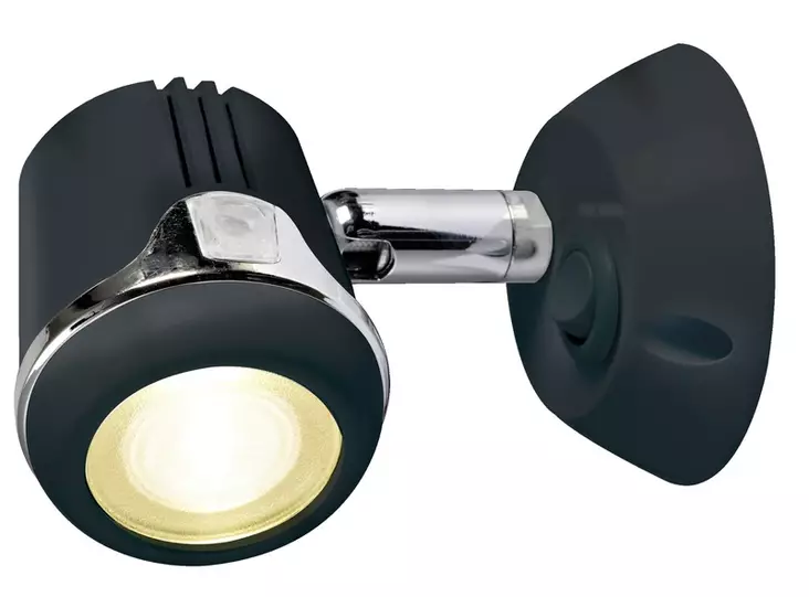 Articulated HI-POWER LED Black spotlight 12/24 V - Veneen valaisimet - D160007 - 1