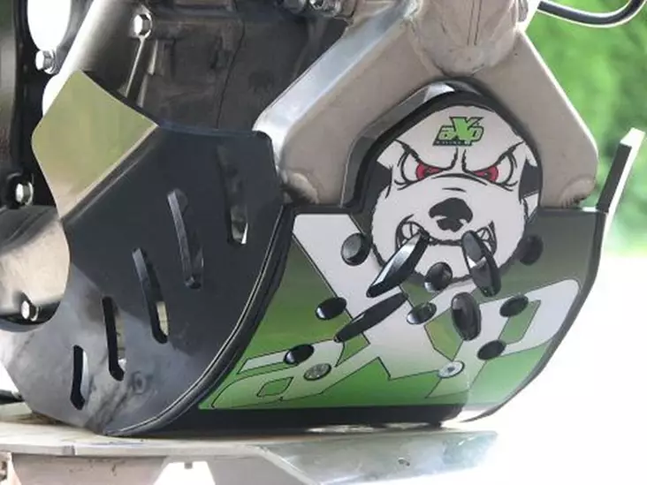AXP Skid Plate PHD 6mm Black Kawasaki KX250F 13-16 - Moottoripyörän pohjapanssarit - D243537 - 1