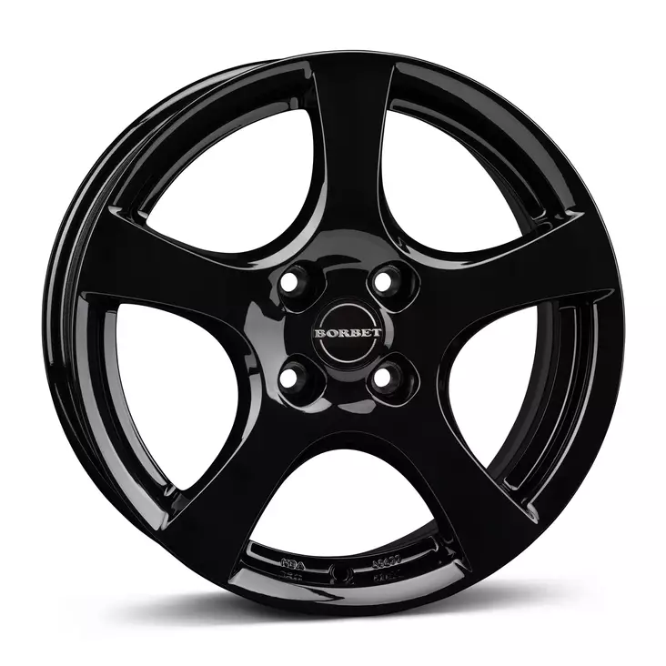 Borbet F 65635 black glossy alumiinivanne 6.5x16 - 16-tuumaiset alumiinivanteet - 499-94507 - 1