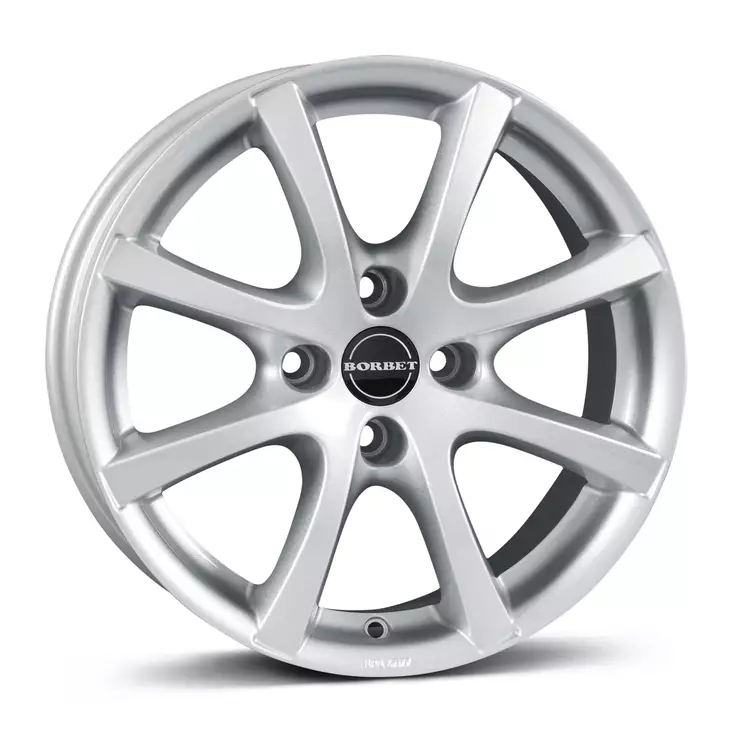 Borbet LV4 65535 crystal silver alumiinivanne 6.5x15 - 15-tuumaiset alumiinivanteet - 499-95227 - 1