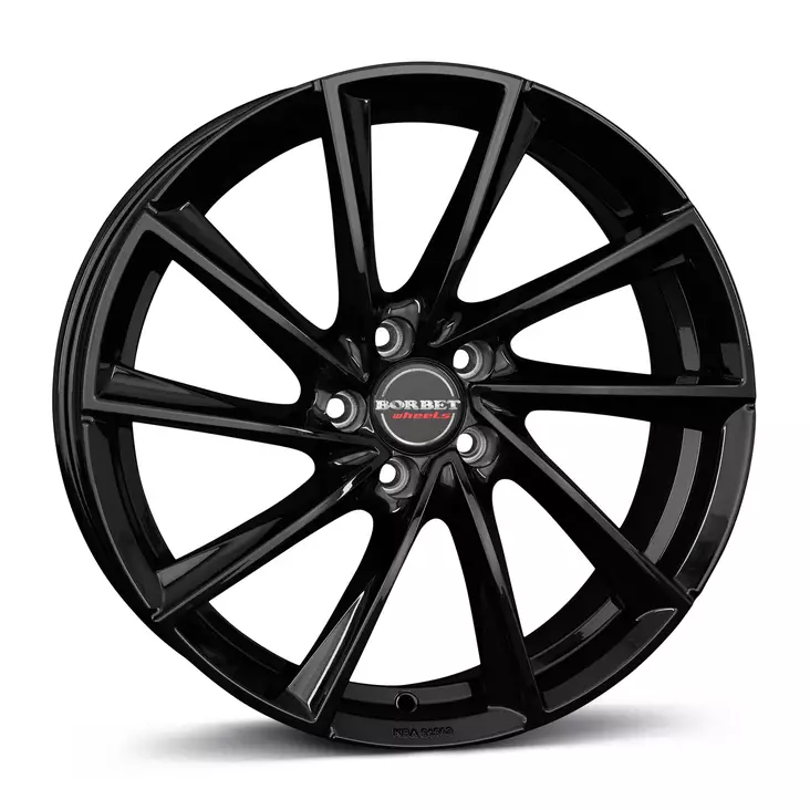 Borbet VTX 80837 black glossy alumiinivanne 8x18 - 18-tuumaiset alumiinivanteet - 499-93477 - 1