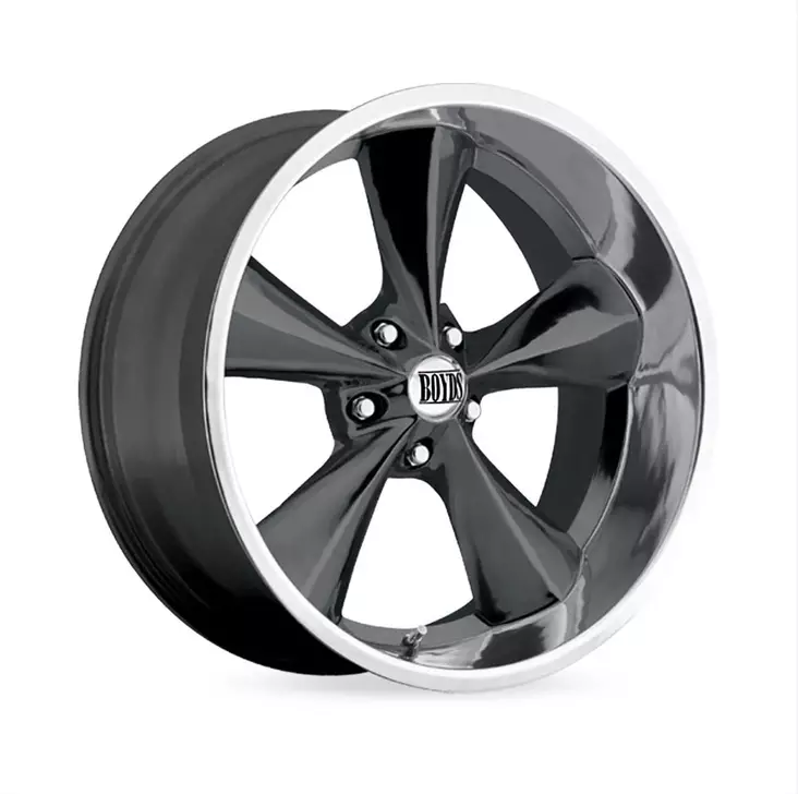 Boyd Coddington Wheels Junkyard Dog Gunmetal & Machined Lip alumiinivanne 8x18 - 18-tuumaiset alumiinivanteet - 499-185507 - 1
