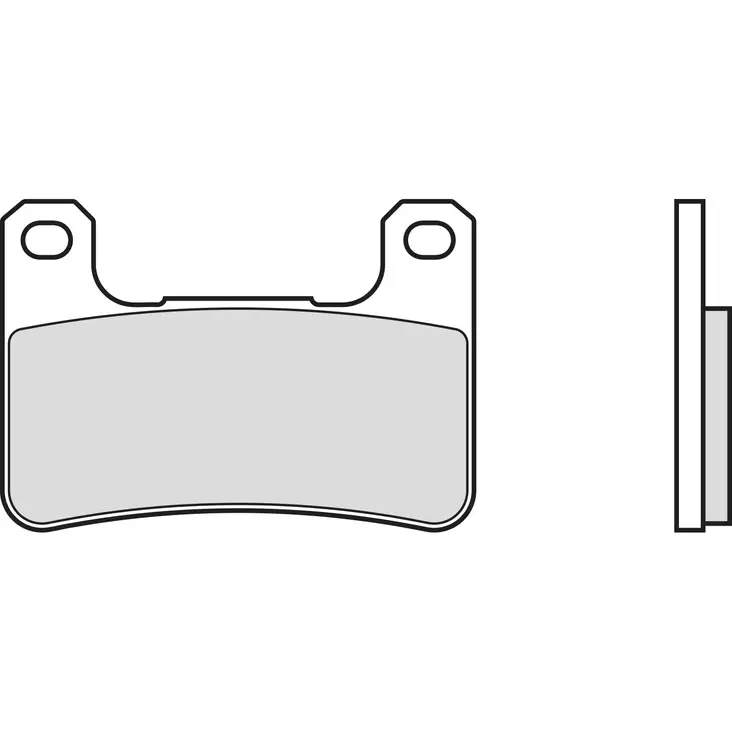 Brembo Jarrupalat Eteen Sintered Road - Moottoripyörän jarrupalat - D83977 - 1