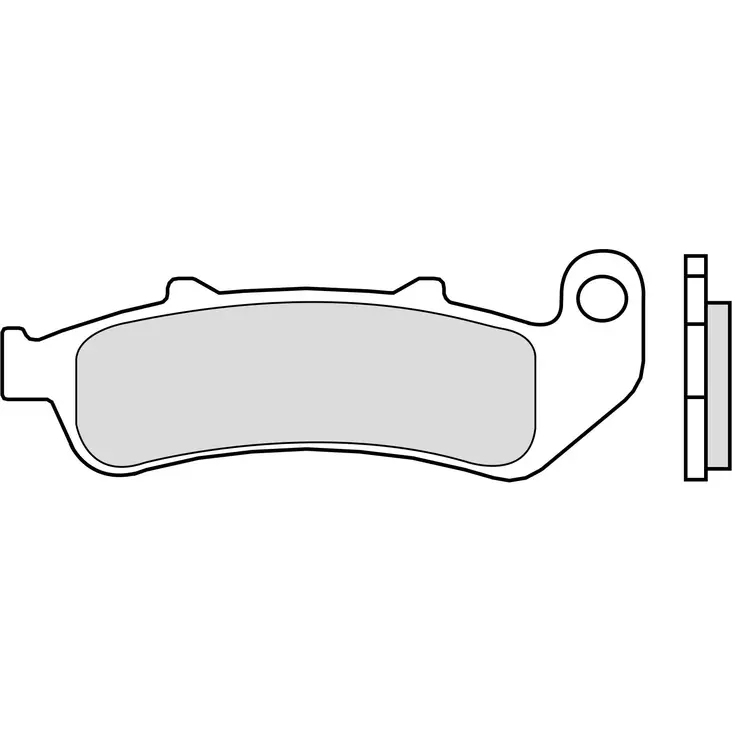 Brembo Jarrupalat Taakse Sintered Road - Moottoripyörän jarrupalat - D83927 - 1