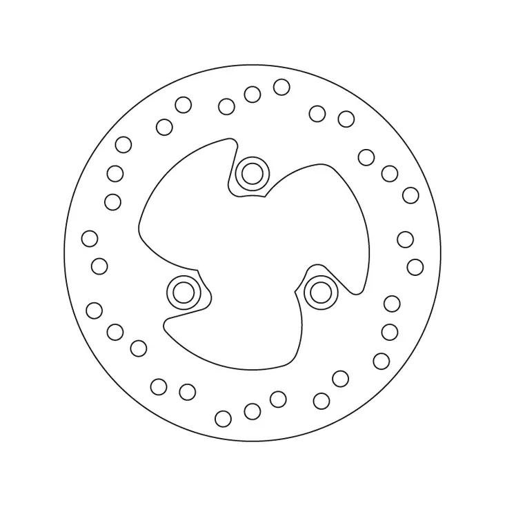 Brembo Serie Oro jarrulevy - Moottoripyörän jarrulevyt - D122837 - 1