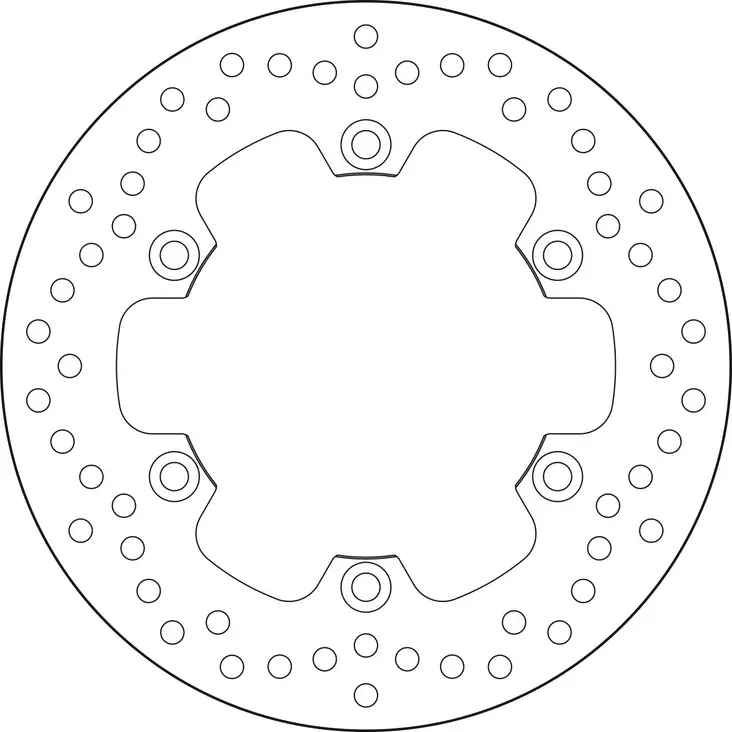 Brembo Serie Oro jarrulevy - Moottoripyörän jarrulevyt - D190907 - 1