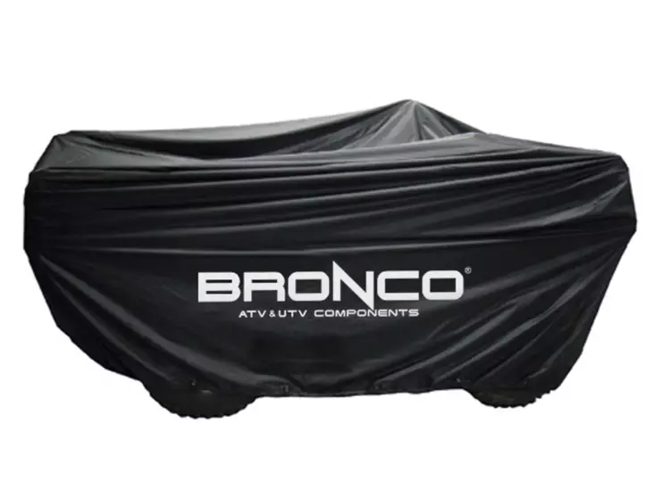 Bronco Kuljetuspeite XXL ATV musta 600D 244x132x127cm - Mönkijän suojapeitteet - D524847 - 1