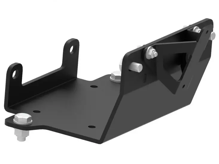 Bronco vinssin kiinnikesarja Yamaha Grizzly Kodiak 700 2016- - Mönkijän vinssien kiinnityssarjat etu - D500077 - 1