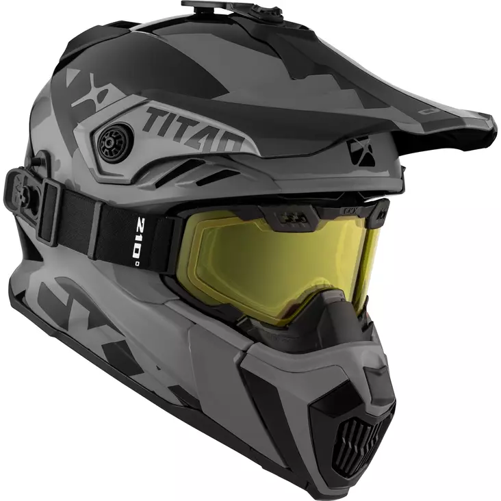 CKX Kypärä + Goggles TITAN Airflow Extra Harmaa - Kelkkakypärät - D446507 - 1