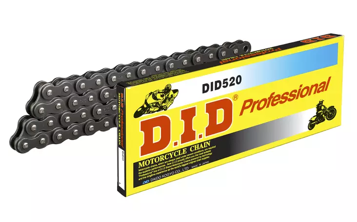 D.I.D 520 Ketju+ketjulukko (RJ) - Moottoripyörän ketjut 520 - D153727 - 1