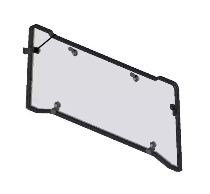 DFK Takapaneeli Polaris Ranger 570 - DFK hyttien varaosat ja tarvikkeet - D511397 - 1