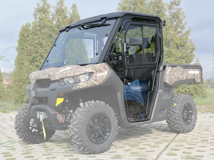 DFK Täysi Ohjaamo Lämmöllä + pyyhin/pesin Can-Am Defender/Traxter 2016-2019 - Mönkijän DFK lämpöhytit - D475147 - 1