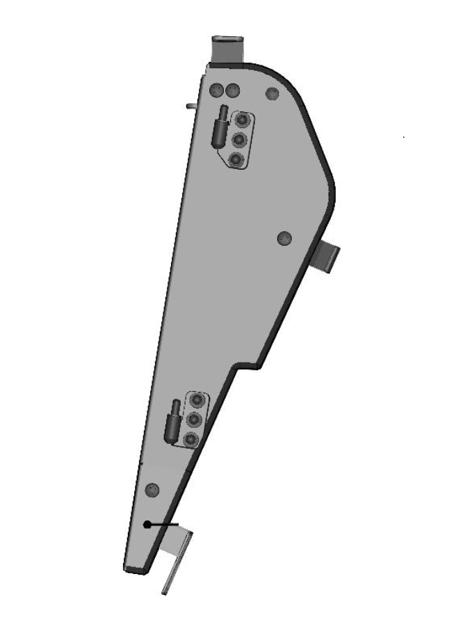 DFK Vasen Ovikiinnike Can-Am Maverick Trail - DFK hyttien varaosat ja tarvikkeet - D479007 - 1