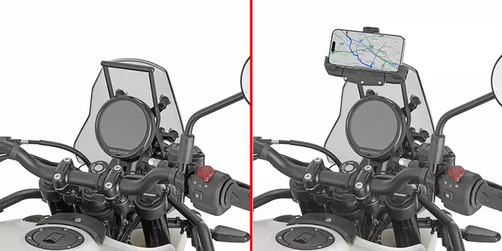 Givi Fair Up Br R. Enfield Himalayan 450 '24 - Moottoripyörän katteet ja tuulenohjaimet - D504067 - 1