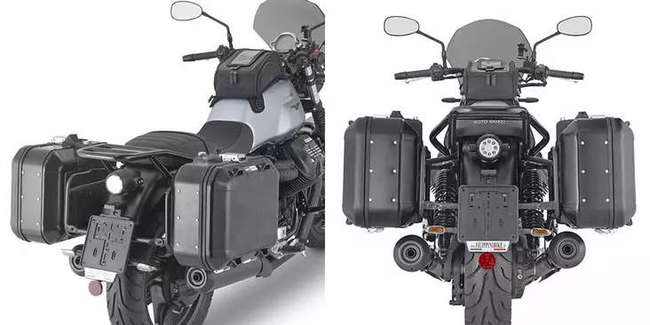 Givi PANN. HOLDER MOTO GUZZI V7 STONE (2021) - Kiinnityssarjat ja tavaratelineet - D438627 - 1