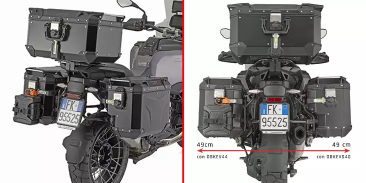 Givi Sh. Pannier H. Bmw R1300Gs Adventure '25 - Kiinnityssarjat ja tavaratelineet - D520347 - 1