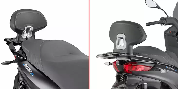 Givi Specific Backrest Piaggio Mp3 310 (2025) - Kiinnityssarjat ja tavaratelineet - D520357 - 1