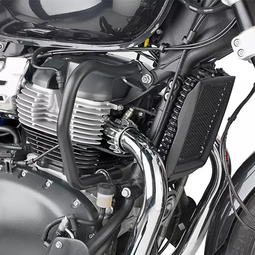 Givi Specific engine guard, black ENFIELD SUPER METEOR 650 (23) - Moottoripyörän kaatumaraudat - D486257 - 1