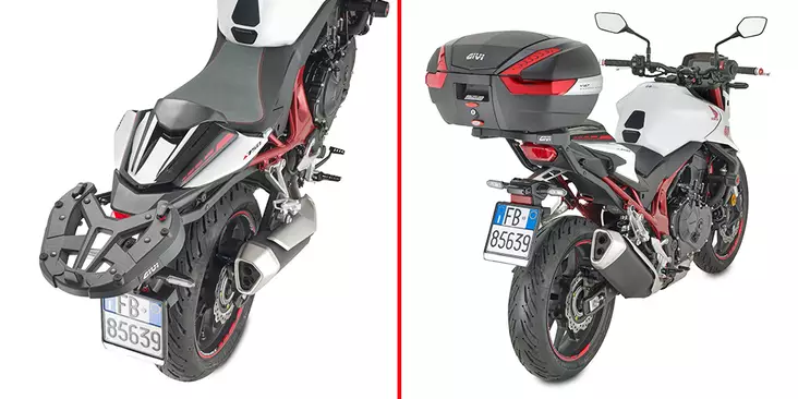 Givi Specific rear rack H0NDA CB750 HORNET (23) - Kiinnityssarjat ja tavaratelineet - D485517 - 1