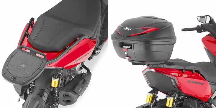 Givi Specific rear rack WOTTAN STORM R 125 (22) - Kiinnityssarjat ja tavaratelineet - D485527 - 1