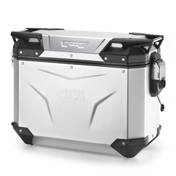 Givi Trekker Outback EVO Anodized Alu side-case Left 37ltr, sold without lock - Moottoripyörän kovat laukut - D520307 - 1
