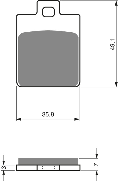 GOLDFREN Jarrupalat 137 Ceramic Carbon S3 - Moottoripyörän jarrupalat - D227957 - 1