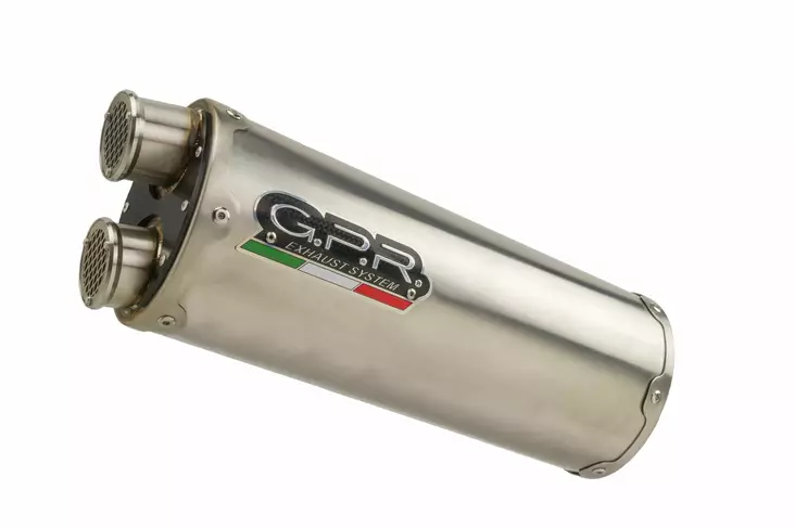 GPR Bmw R 1250 Gs 2019/20 e4 EC-Approv. slip-on exhaust Dual Inox - Moottoripyörän äänenvaimentimet - D426087 - 1