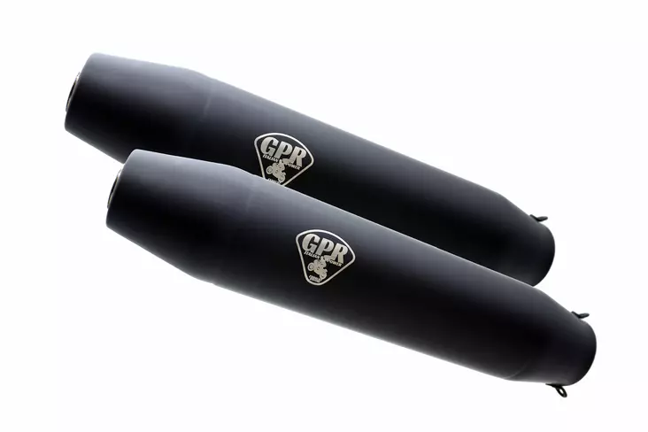 GPR Bmw R 65 1985/1992 Double univ. EC-Approv. silencer w/o link pipes Deeptone - Moottoripyörän äänenvaimentimet - D425037 - 1